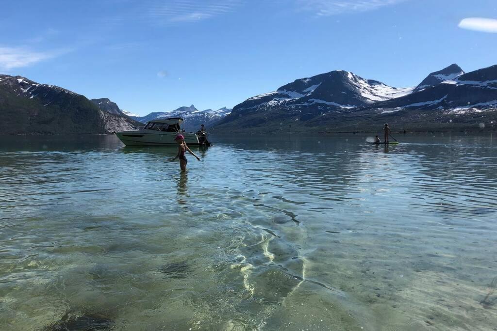 Efjord And Stetind Resort - Cabin Kobbernestinden Ballangen ภายนอก รูปภาพ